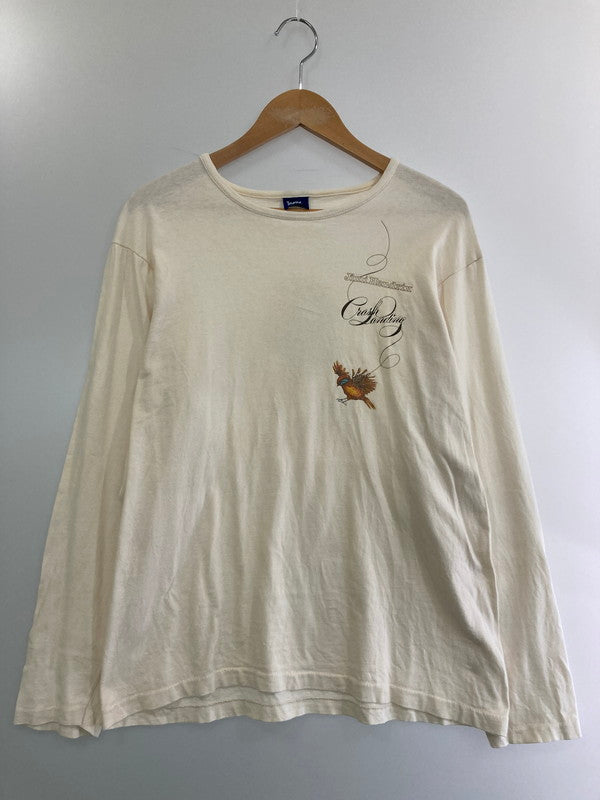 【中古品】【メンズ】  JIMI HENDRIX ジミ・ヘンドリックス 1975 CRASH LANDING PROMO T-SHIRT クラッシュランディング プロモ Tシャツ トップス  146-241017-jt-08-min サイズ：サイズ不明 カラー：オフホワイト系 万代Net店