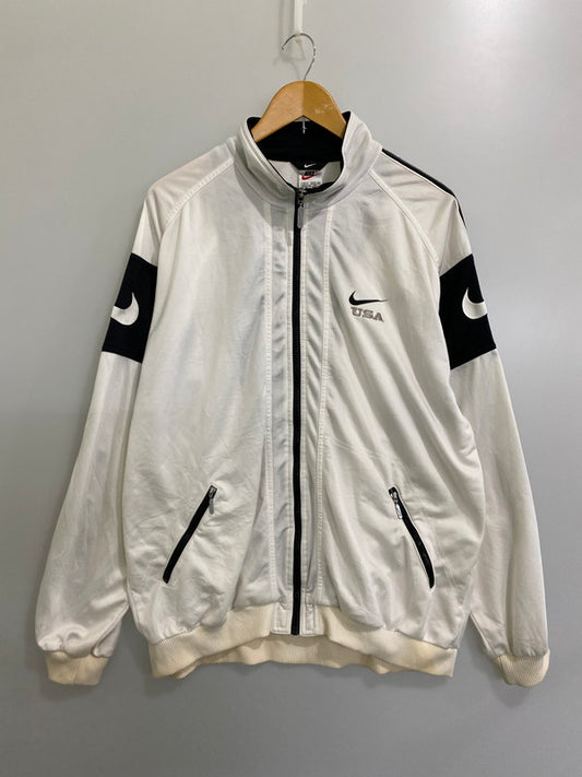 【現状渡し品】【メンズ】 NIKE ナイキ 90’S TRACK JACKET トラックジャケット 146-241025-ks-12-min サイズ：XL カラー：ホワイト 万代Net店