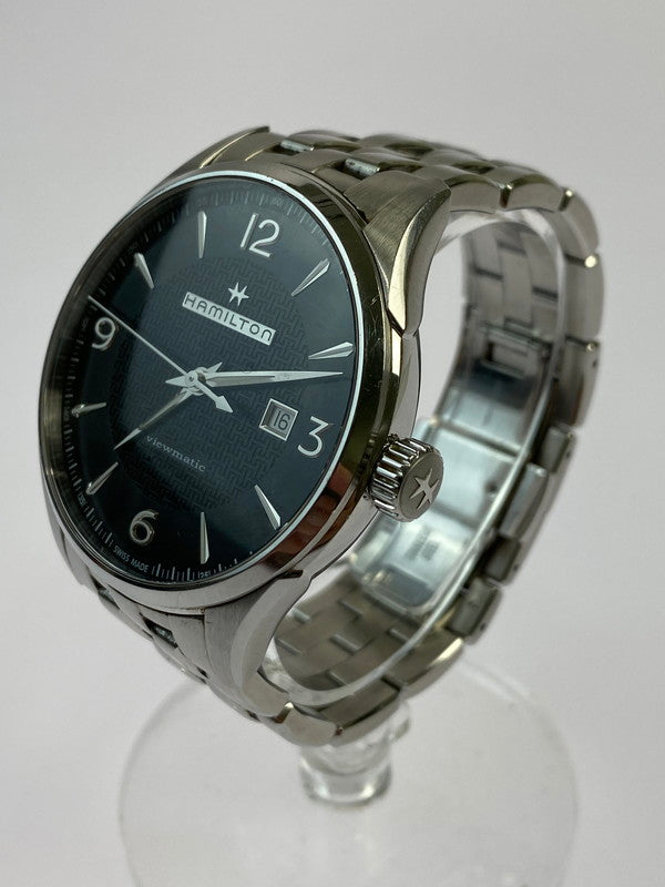 【中古品】【レディース】 HAMILTON ハミルトン JAZZ MASTER VIEWMATIC AUTO 自動巻き腕時計 H327550 ジャズマスター ビュー待ちック オート アナログ 197-241018-em-10-min カラー：シルバー 万代Net店