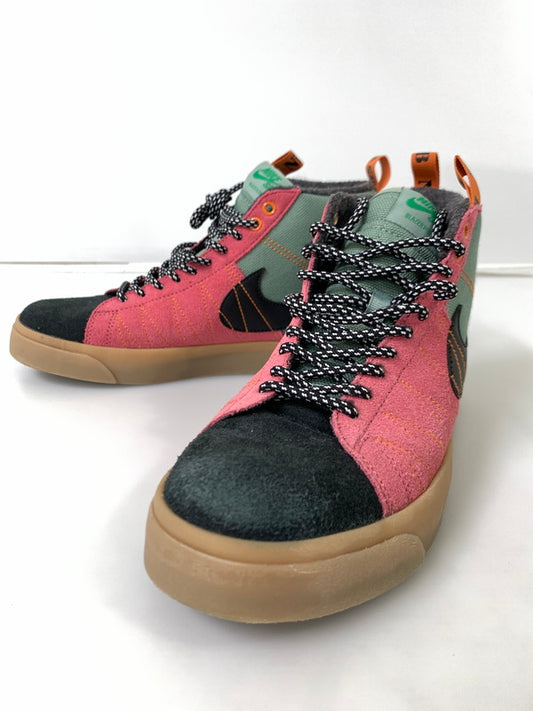 【中古品】【メンズ】 NIKE SB ナイキエスビー BLAZER MID PRM DC8903-301 ブレーザーミッド プレミアム スニーカー 靴 160-241016-yn-04-min サイズ：25.5cm US7.5 カラー：JADE SMOKE/BLACK-WHITE-SPORT SPICE 万代Net店