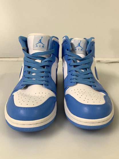 【中古品】【メンズ】 NIKE ナイキ AIR JORDAN 1 RETRO MID 554724-106 エア ジョーダン 1 レトロ ミッド スニーカー 靴 160-241016-yn-05-min サイズ：28.5cm US10.5 カラー：WHITE/UNIVERSITY BLUE-WHITE 万代Net店