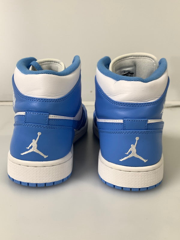 【中古品】【メンズ】 NIKE ナイキ AIR JORDAN 1 RETRO MID 554724-106 エア ジョーダン 1 レトロ ミッド スニーカー 靴 160-241016-yn-05-min サイズ：28.5cm US10.5 カラー：WHITE/UNIVERSITY BLUE-WHITE 万代Net店