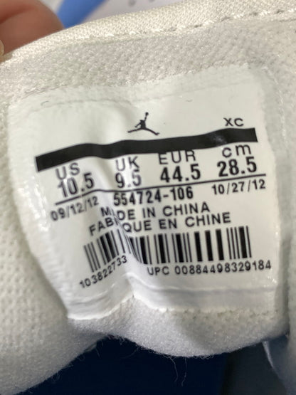 【中古品】【メンズ】 NIKE ナイキ AIR JORDAN 1 RETRO MID 554724-106 エア ジョーダン 1 レトロ ミッド スニーカー 靴 160-241016-yn-05-min サイズ：28.5cm US10.5 カラー：WHITE/UNIVERSITY BLUE-WHITE 万代Net店