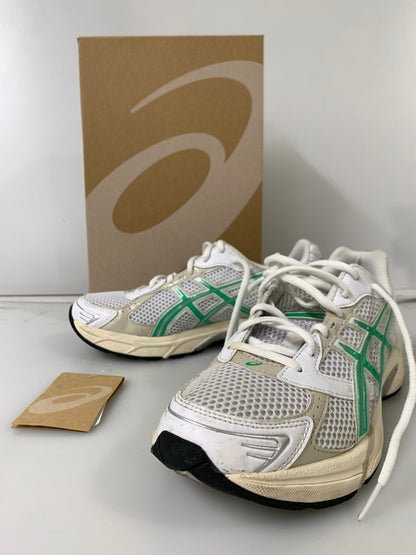 【中古品】【メンズ/レディース】 asics アシックス GEL-1130 1202A164 スニーカー 靴 163-241016-yn-03-min サイズ：26.5cm カラー：WHITE/MALACHITE GREEN 万代Net店