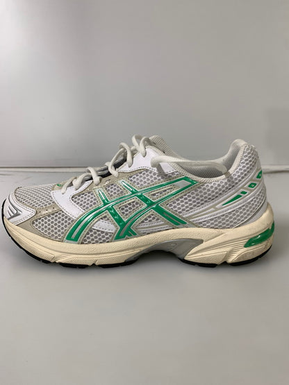 【中古品】【メンズ/レディース】 asics アシックス GEL-1130 1202A164 スニーカー 靴 163-241016-yn-03-min サイズ：26.5cm カラー：WHITE/MALACHITE GREEN 万代Net店