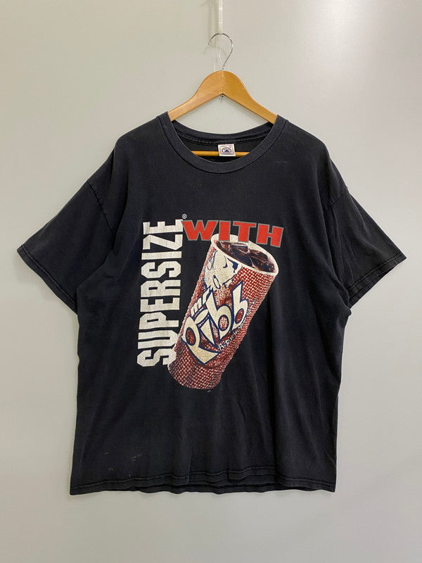 【中古品】【メンズ】  MCDONALD'S マクドナルド 90’S SUPERSIZE TEE 半袖Tシャツ 146-241016-ks-25-min サイズ：XL カラー：ブラック 万代Net店