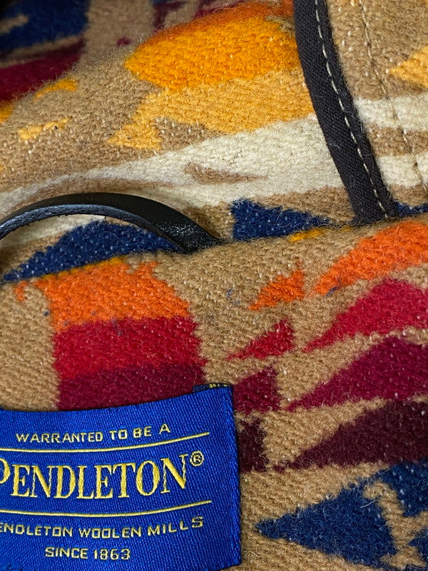 【中古品】【メンズ】 HYSTERIC GLAMOUR ヒステリックグラマー ×PENDLETON0234AC03HYS TIMES 総柄 ダッフルコート 140-241016-ks-02-min サイズ：M カラー：ブラウン系 万代Net店