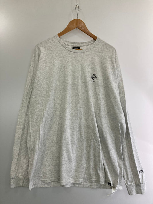 【中古品】【メンズ】 VANS バンズ ×ALWAYTH 123H1020107 LONG SLEEVE T-SHIRT ロングスリーブTシャツ トップス 142-241020-ks-09-min サイズ：XXL カラー：ライトグレー系 万代Net店