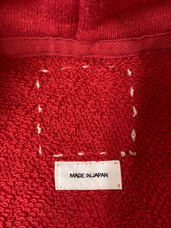 【中古品】【メンズ】 VISVIM ビズビム 012110501002621SS JUMBO HOODIE P.O.(NUMBERING) ジャンボフーディプルオーバーパーカ 142-241016-ks-08-min サイズ：2 カラー：レッド 万代Net店