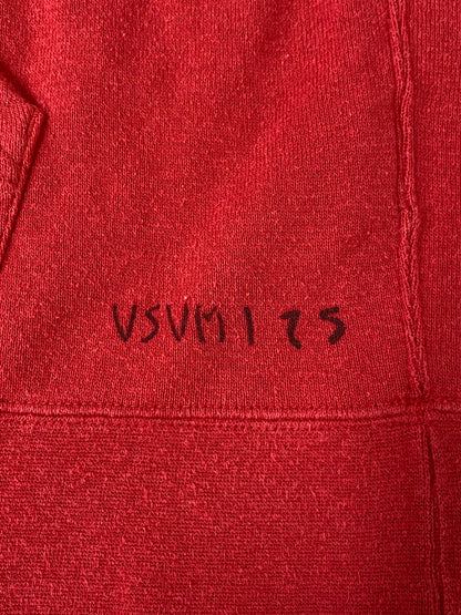 【中古品】【メンズ】 VISVIM ビズビム 012110501002621SS JUMBO HOODIE P.O.(NUMBERING) ジャンボフーディプルオーバーパーカ 142-241016-ks-08-min サイズ：2 カラー：レッド 万代Net店