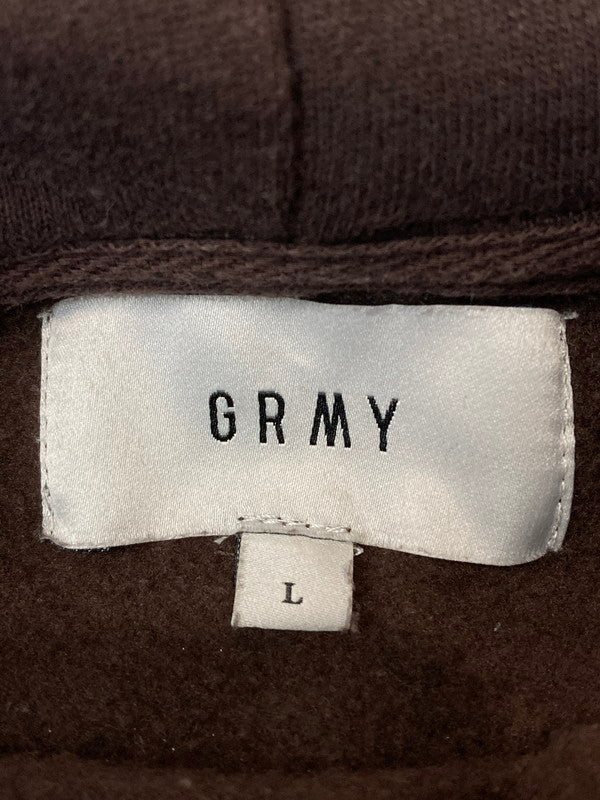 【中古品】【メンズ】  GRMY PULLOVER HOODIE グライミー プルオーバーフーディー パーカー トップス 142-241024-yn-04-min サイズ：L カラー：ブラウン 万代Net店