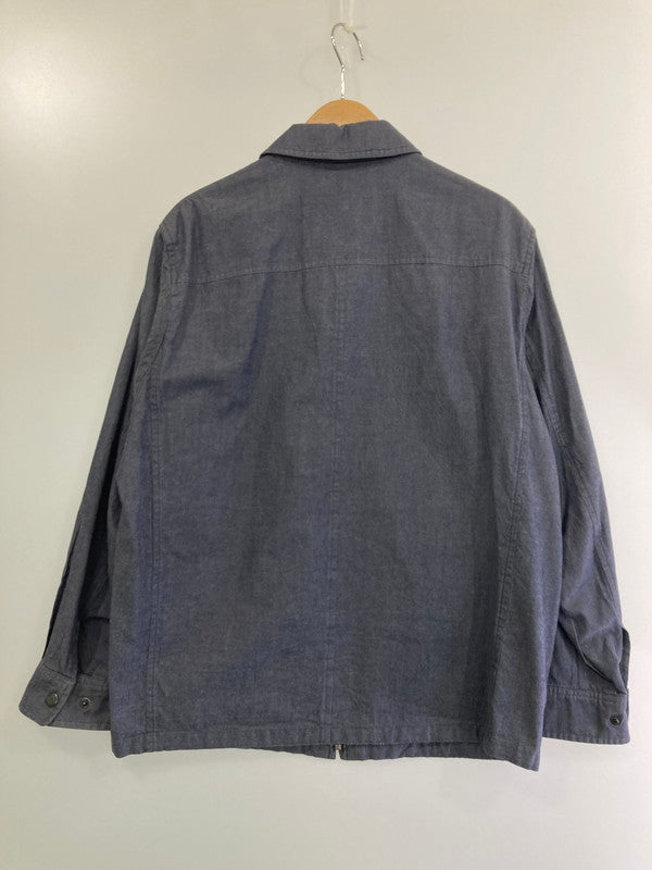 【中古品】【メンズ】 BURBERRY BLACK LABEL バーバリーブラックレーベル COTTON JACKET BBP39-214-26 コットンジャケット ライトアウター 141-241024-yn-03-min サイズ：L カラー：ネイビー系 万代Net店