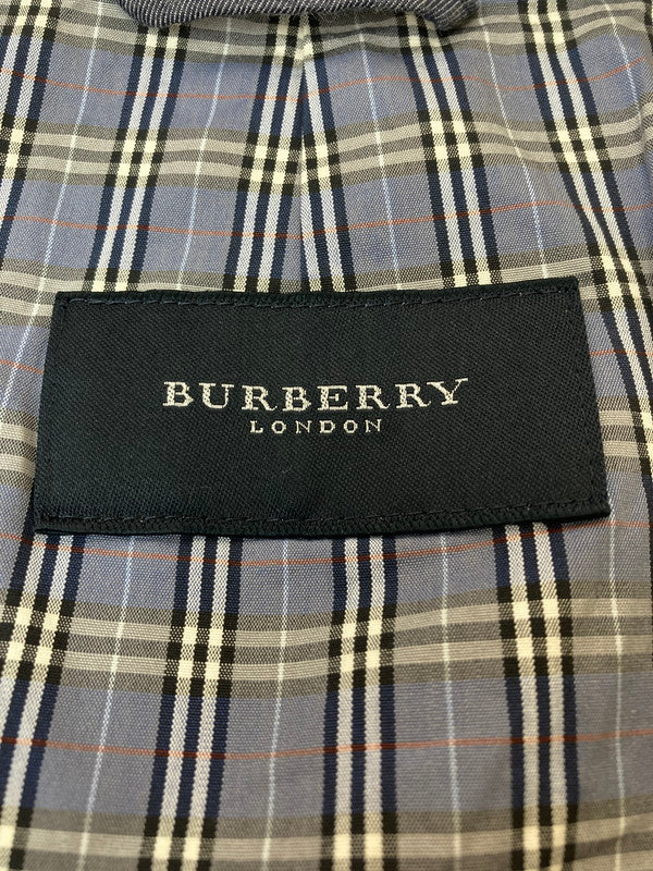 【中古品】【メンズ】 BURBERRY BLACK LABEL バーバリーブラックレーベル COTTON JACKET BBP39-214-26 コットンジャケット ライトアウター 141-241024-yn-03-min サイズ：L カラー：ネイビー系 万代Net店