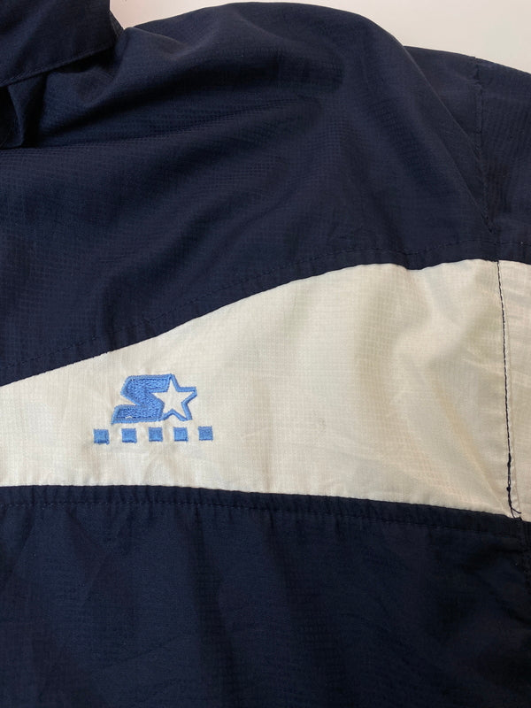 【中古品】【メンズ】 STARTER スターター 90S WIND BREAKER JACKET 90年代 ウィンドブレーカー ジャケット メンズ アウター ヴィンテージ 146-260524-em-22-min サイズ：M カラー：ネイビー系 万代Net店