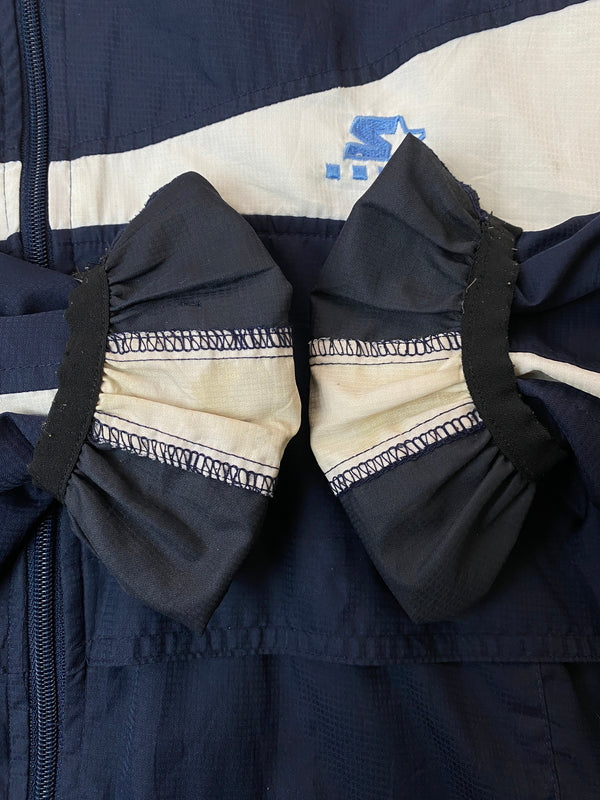 【中古品】【メンズ】 STARTER スターター 90S WIND BREAKER JACKET 90年代 ウィンドブレーカー ジャケット メンズ アウター ヴィンテージ 146-260524-em-22-min サイズ：M カラー：ネイビー系 万代Net店
