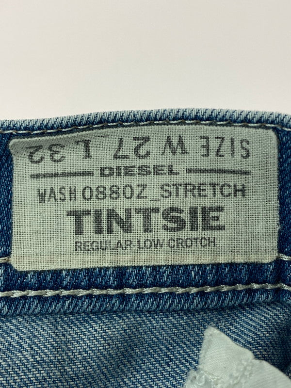 【中古品】【メンズ】 DIESEL ディーゼル TINTSIE ストレッチ ロークロッチデニム 152-241026-ks-17-min サイズ：W27L32 カラー：インディゴ 万代Net店