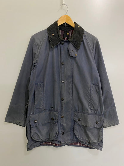 【現状渡し品】【メンズ】 Barbour バーブァー 3ワラント90S BEAUFORT OILED HUNTING JACKET ハンティングジャケット アウター 144-241016-ks-33-min サイズ：C38/97cm  カラー：ブルー系 万代Net店