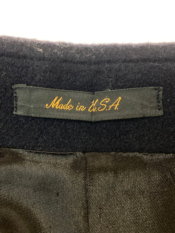 【中古品】【メンズ】  LONDON FOG ロンドンフォグ USA製 80S WOOL CHESTER COAT 80年代 ウール チェスター コート アウター 146-241017-jt-11-min サイズ：38-SHORT カラー：ブラック  万代Net店