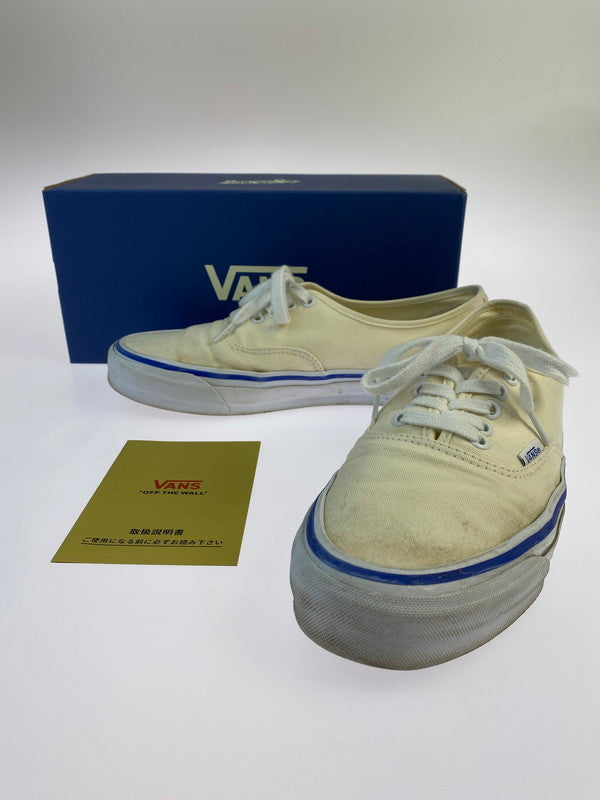 【中古品】【メンズ】 VANS バンズ AUTHENTIC REISSUE 44 VN000CQA0FW オーセンティック リイシュー スニーカー 靴 163-241017-yn-24-min サイズ：28.0cm カラー：OFF WHITE 万代Net店