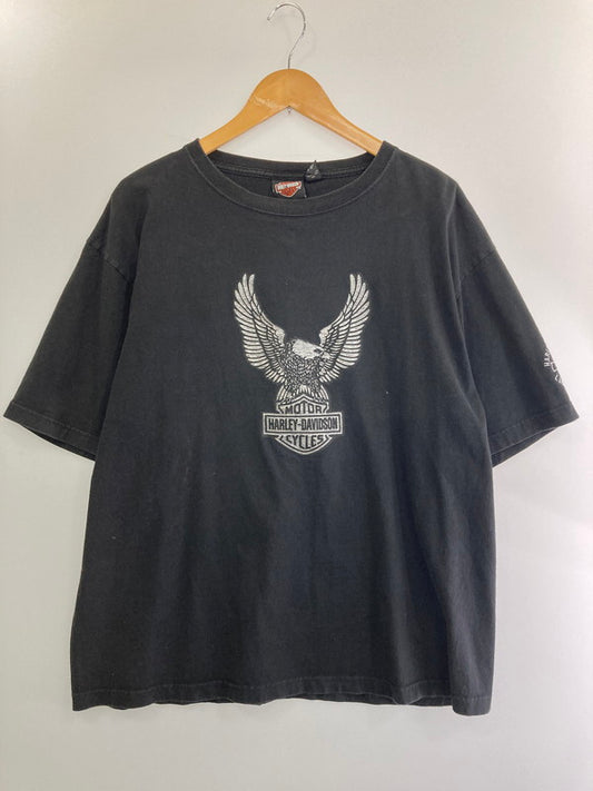 【中古品】【メンズ】 HARLEY DAVIDSON ハーレーダビッドソン CAPITOL HARLEY-DAVIDSON LANSING MI S/S TEE ショートスリーブTシャツ 半袖Tシャツ トップス 146-241024-yn-22-min サイズ：XL カラー：ブラック 万代Net店