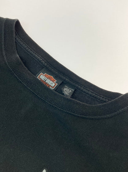 【中古品】【メンズ】 HARLEY DAVIDSON ハーレーダビッドソン CAPITOL HARLEY-DAVIDSON LANSING MI S/S TEE ショートスリーブTシャツ 半袖Tシャツ トップス 146-241024-yn-22-min サイズ：XL カラー：ブラック 万代Net店