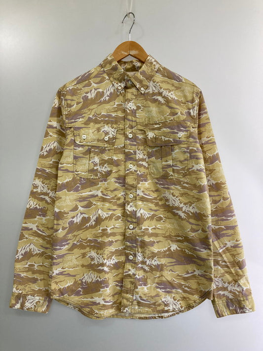 【中古品】【メンズ】 Barbour バーブァー x WHITE MOUNTAINEERING ABAHOUSE MSH3369ST51 LS HUNTING SHIRT ハンティングシャツ 144-241020-ks-11-min サイズ：M カラー：ベージュ系/カモ柄 万代Net店