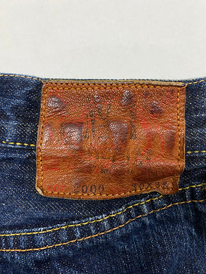 【中古品】【メンズ】 EVISU エヴィス LOT.2000 DENIM PANTS デニムパンツ 156-241030-ks-01-min サイズ：30×35 カラー：インディゴ 万代Net店