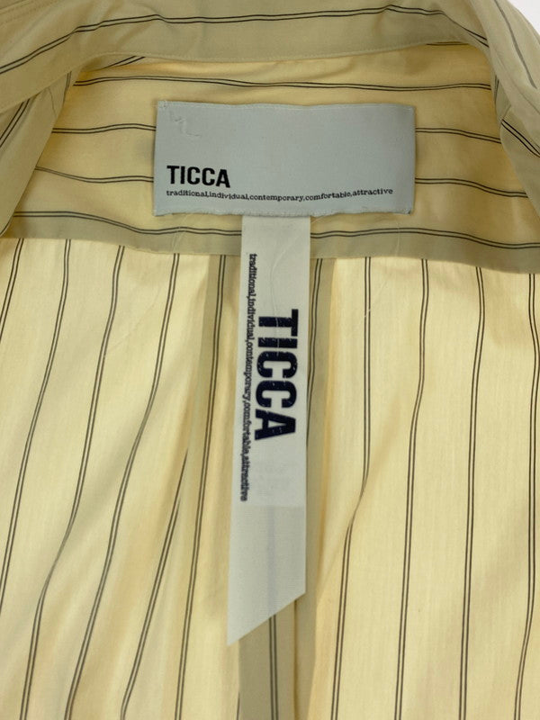 【中古美品】【レディース】  TICCA ティッカ TBAA-0466 21AW スクエアシャツワンピース 170-241027-AS-19-min サイズ：F カラー：ベージュ 万代Net店