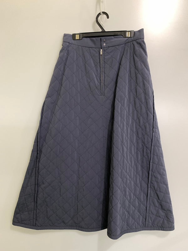 【中古品】【レディース】  ESLOW エスロー A2023FS-232 QUILTED SKIRT キルティングスカート ボトムス 171-241022-me-01-min サイズ：1 カラー：グレー 万代Net店