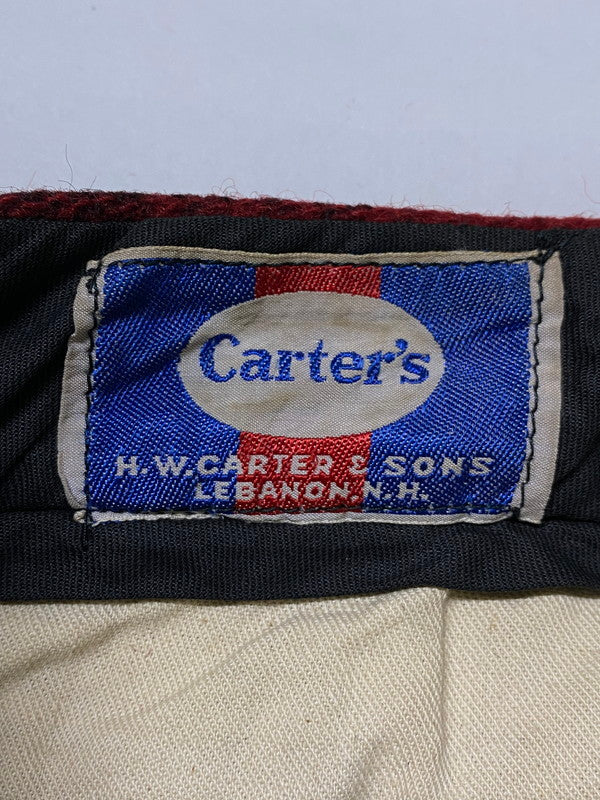 【現状渡し品】【メンズ】  CARTER'S カーターズ WOOL PANT ウールパンツ 157-241030-ks-10-min サイズ：不明 カラー：レッド/チェック柄 万代Net店