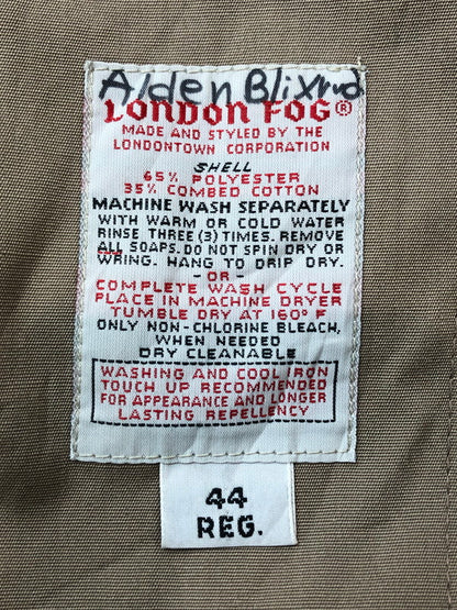 【現状渡し品】【メンズ】 LONDON FOG ロンドンフォグ USA製 60-70S SOUTIEN COLLAR COAT ステンカラーコート 146-260423-zi-25-min サイズ：44 カラー：ブラウン 万代Net店