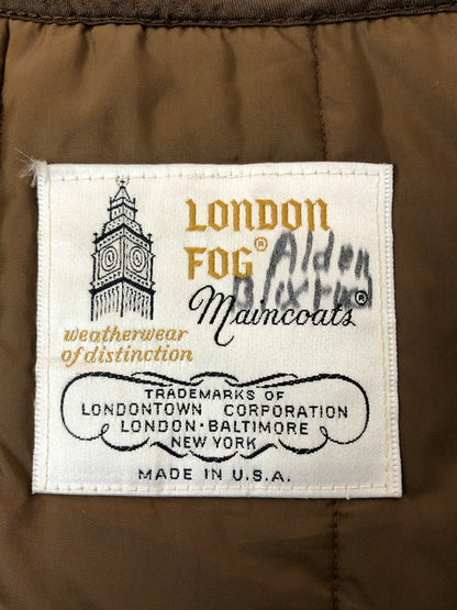 【現状渡し品】【メンズ】 LONDON FOG ロンドンフォグ USA製 60-70S SOUTIEN COLLAR COAT ステンカラーコート 146-260423-zi-25-min サイズ：44 カラー：ブラウン 万代Net店