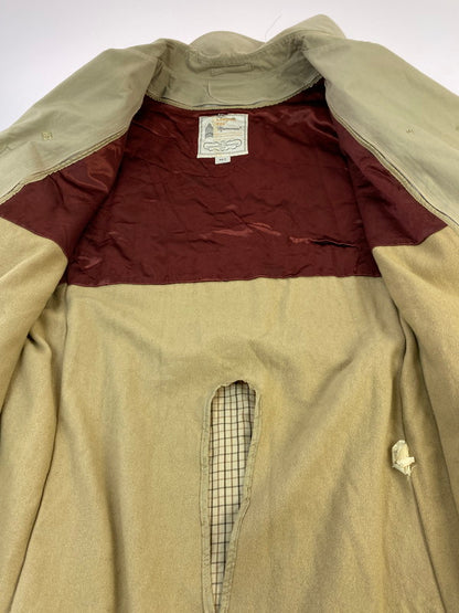 【現状渡し品】【メンズ】 LONDON FOG ロンドンフォグ USA製 60-70S TRENCH COAT 1960年代～1970年代 トレンチコート 146-260421-KS-07-min サイズ：42 カラー：ベージュ 万代Net店