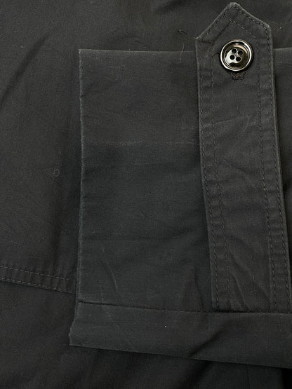 【現状渡し品】【メンズ】 U.S.NAVY アメリカ海軍 8405-01-308-8691 93年製造 90S ALL WEATHER TRENCH COAT トレンチコート アウター 146-250107-me-06-min サイズ：38R カラー：ブラック 黒 万代Net店