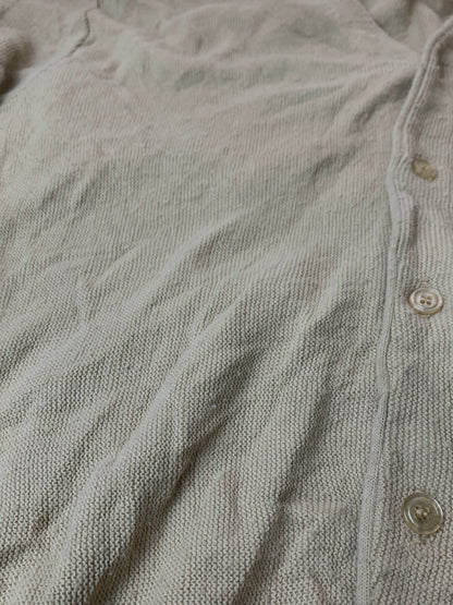 【中古品】【メンズ】 CLASSICS BY PALMLAND クラシックス バイ パームランド 90's WOOL KNIT SOLID CARDIGAN 9年代 ウールニット ソリッドカーディガン USA製 トップス 146-260619-yn-34-min サイズ：M カラー：ベージュ 万代Net店