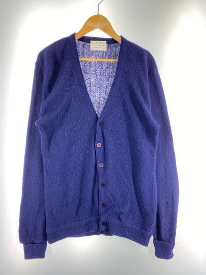 【現状渡し品】【メンズ】 JEFFLINKS ジェフリンクス USA製 70S WOOL KNIT SOLID CARDIGAN 1970年代 ウールニット ソリッド カーディガン メンズ トップス 146-260617-KS-25-min サイズ：M カラー：ネイビー 万代Net店