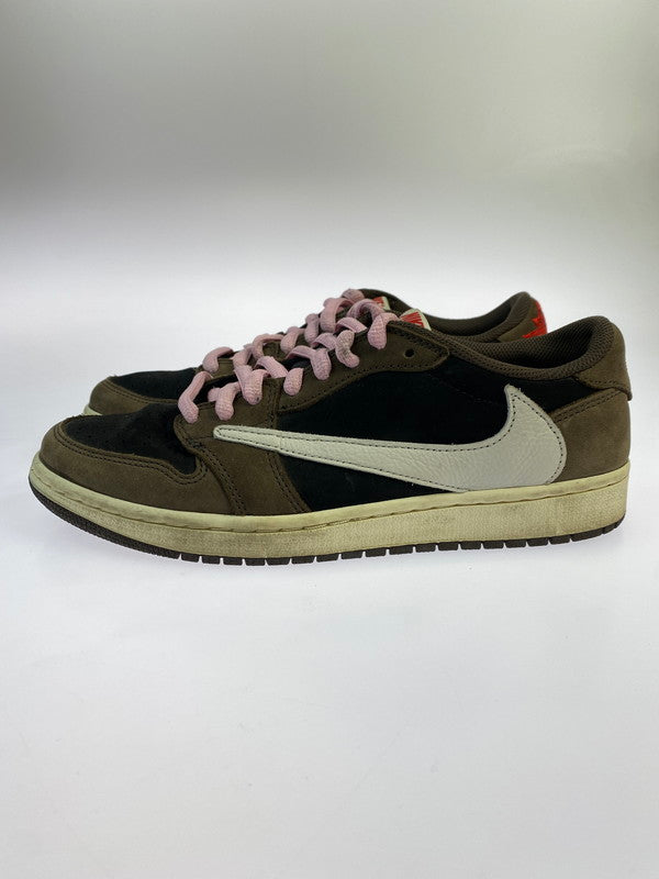 【現状渡し品】【メンズ/レディース】 NIKE ナイキ CQ4277-001 AIR JORDAN 1 LOW OG SP-T 靴 シューズ スニーカー SNEAKERS 160-241020-ks-26-min サイズ：26.5cm カラー：BLACK/SAIL-DARK MOCHA 万代Net店