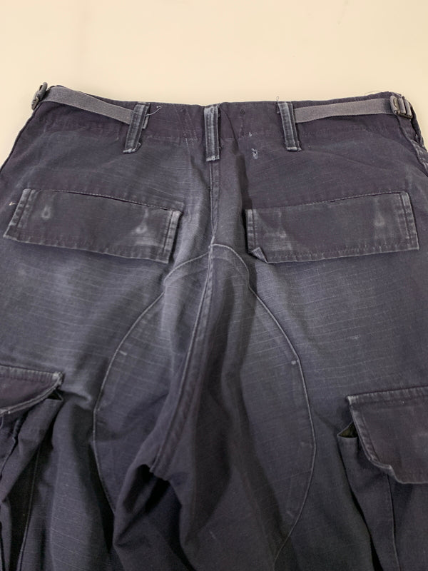 【中古品】【メンズ】 U.S.ARMY アメリカ陸軍 8415 01 061 1709 RIPSTOP CARGO PANT カーゴパンツ 157-241028-cn-3-min サイズ：SMALL REGULAR カラー：ネイビー 万代Net店