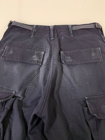 【中古品】【メンズ】 U.S.ARMY アメリカ陸軍 8415 01 061 1709 RIPSTOP CARGO PANT カーゴパンツ 157-241028-cn-3-min サイズ：SMALL REGULAR カラー：ネイビー 万代Net店