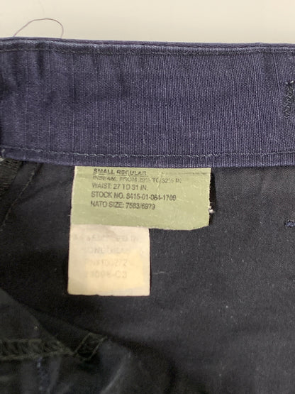 【中古品】【メンズ】 U.S.ARMY アメリカ陸軍 8415 01 061 1709 RIPSTOP CARGO PANT カーゴパンツ 157-241028-cn-3-min サイズ：SMALL REGULAR カラー：ネイビー 万代Net店
