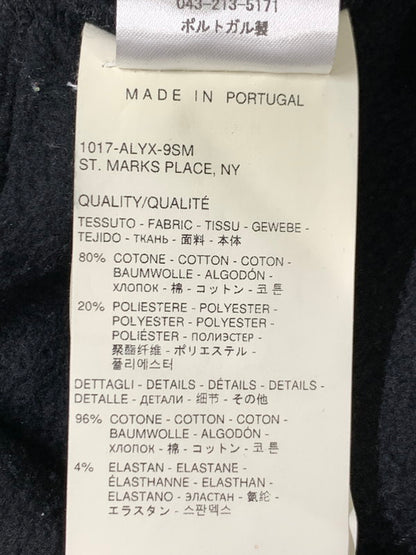 【中古品】【メンズ】 ALYX アリクス AAMPA0266FA02 GARMENT DYED SWEAT PANT スウェットパンツ 152-241019-ks-19-min サイズ：M カラー：ブラック 万代Net店