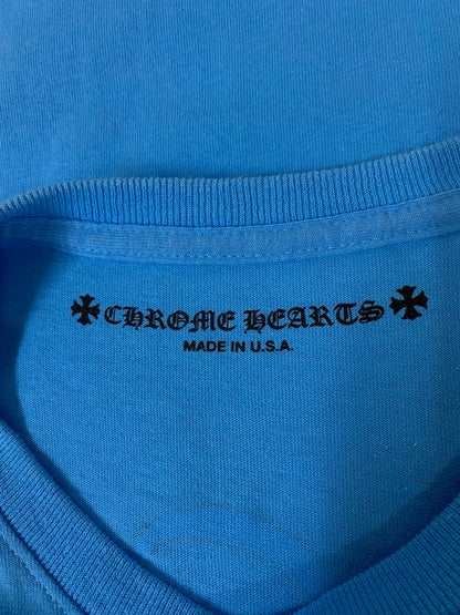 【中古品】【メンズ】 CHROME HEARTS クロムハーツ ×MATTY BOY マッティボーイ 24SS PPO BRAIN NEW LS ブレインニュープリント長袖カットソー 190-241026-ks-01-min サイズ：L カラー：ライトブルー 万代Net店