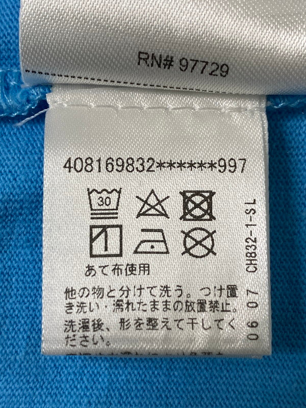 【中古品】【メンズ】 CHROME HEARTS クロムハーツ ×MATTY BOY マッティボーイ 24SS PPO BRAIN NEW LS ブレインニュープリント長袖カットソー 190-241026-ks-01-min サイズ：L カラー：ライトブルー 万代Net店