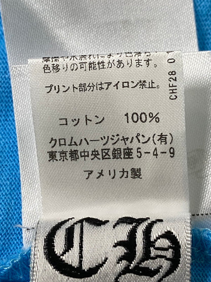 【中古品】【メンズ】 CHROME HEARTS クロムハーツ ×MATTY BOY マッティボーイ 24SS PPO BRAIN NEW LS ブレインニュープリント長袖カットソー 190-241026-ks-01-min サイズ：L カラー：ライトブルー 万代Net店