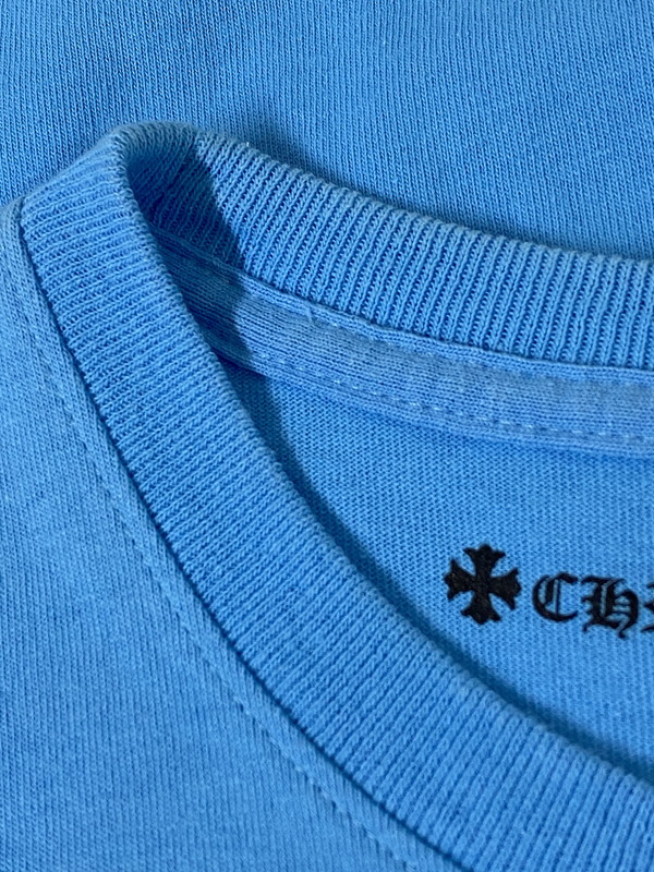 【中古品】【メンズ】 CHROME HEARTS クロムハーツ ×MATTY BOY マッティボーイ 24SS PPO BRAIN NEW LS ブレインニュープリント長袖カットソー 190-241026-ks-01-min サイズ：L カラー：ライトブルー 万代Net店