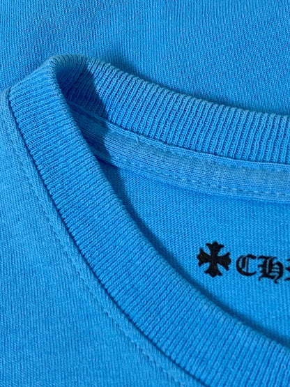 【中古品】【メンズ】 CHROME HEARTS クロムハーツ ×MATTY BOY マッティボーイ 24SS PPO BRAIN NEW LS ブレインニュープリント長袖カットソー 190-241026-ks-01-min サイズ：L カラー：ライトブルー 万代Net店