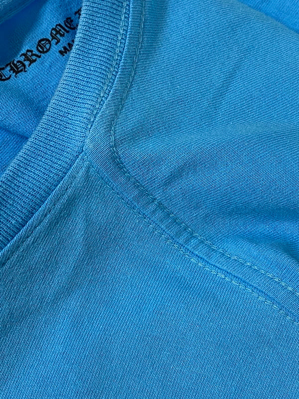 【中古品】【メンズ】 CHROME HEARTS クロムハーツ ×MATTY BOY マッティボーイ 24SS PPO BRAIN NEW LS ブレインニュープリント長袖カットソー 190-241026-ks-01-min サイズ：L カラー：ライトブルー 万代Net店