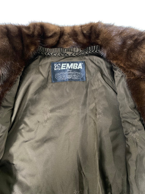 【中古品】【レディース】 EMBA エンバ COAT コート アウター 169-241101-yn-03-min サイズ：13 カラー：ブラウン系 万代Net店