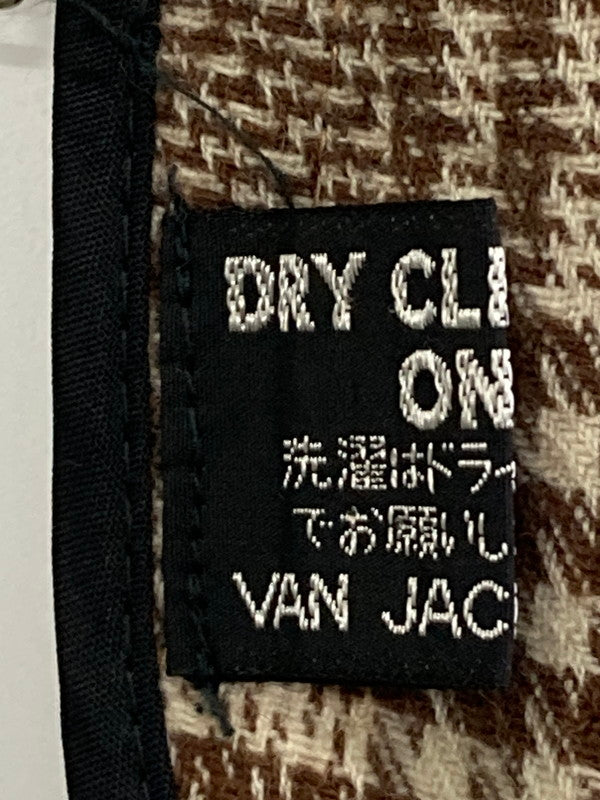 【現状渡し品】【メンズ】  VAN JACKET ヴァンヂャケット 筆記体旧タグ LINER SOUTIEN COLLAR COAT カラーコート 146-241026-ks-05-min サイズ：90 カラー：ベージュ系 万代Net店