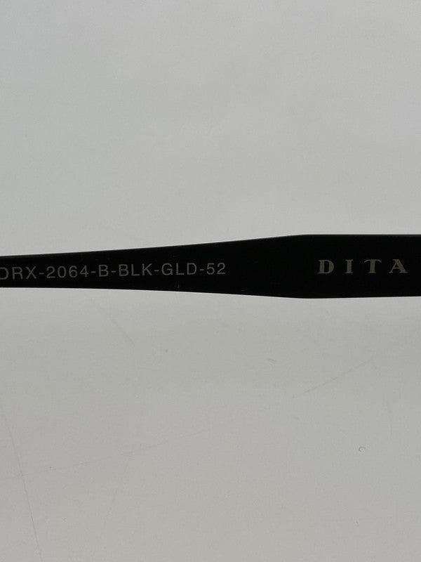 【中古品】【メンズ】 DITA ディタ DRX-2064-B-BLK-GLD-52 "STATESMAN THREE" メガネ アイウェア 203-241023-AS-31-min カラー：ブラック 万代Net店